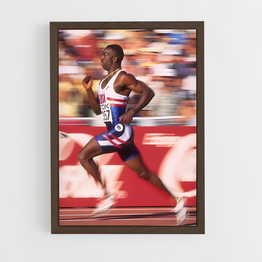 Poster Sur la Ligne d'Arrivée – affiche Athlétisme (vue 5)